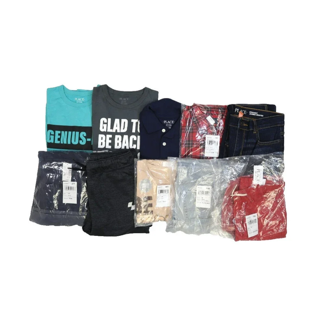 The Childrens Place Bulk Lot Of 10 Boys Size Large 10/12 Mix Season Tops Bottoms